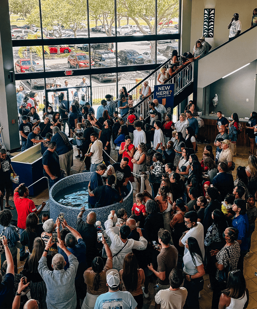 baptism at Free Life Chapel