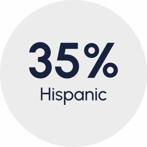 Congregation 35% Hispanic - 2025 congregational survey
